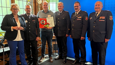Kai Wiegreffe aus Waddeweitz ist "Partner der Feuerwehr"