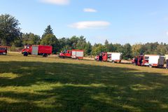 Kreisfeuerwehrbereitschaft übt Waldbrandszenario 