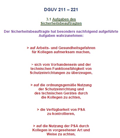 Aufgaben-Sicherheitsbeauftragter